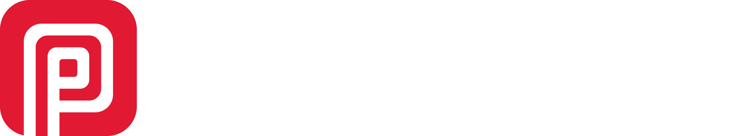 Logo Pentagrama letras Blanca PNG